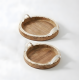 Wooden Tray Set 2 Pcs